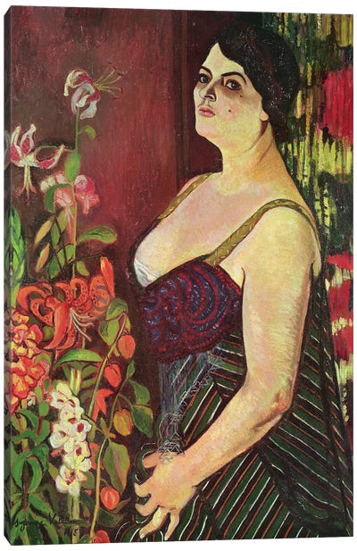Portrait Of Madame Coquiot, 1918 Canvas Art Print