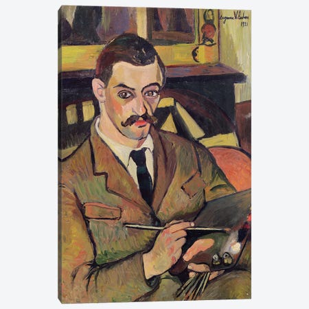 Portrait Of Maurice Utrillo (1883-1955) 1921 Canvas Print #BMN8013} by Marie Clementine Valadon Art Print