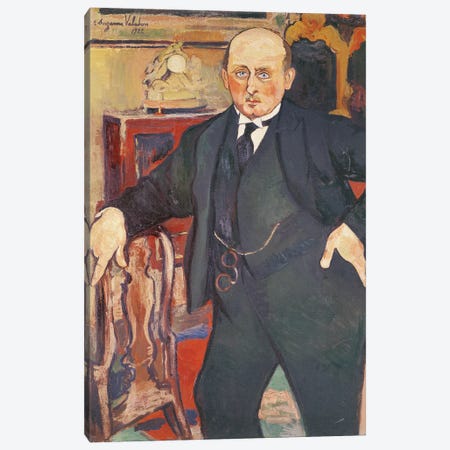 Portrait Of Monsieur Mori, 1922 Canvas Print #BMN8014} by Marie Clementine Valadon Canvas Wall Art