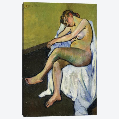 Seated Nude (Nu Assis), 1916 Canvas Print #BMN8018} by Marie Clementine Valadon Canvas Print