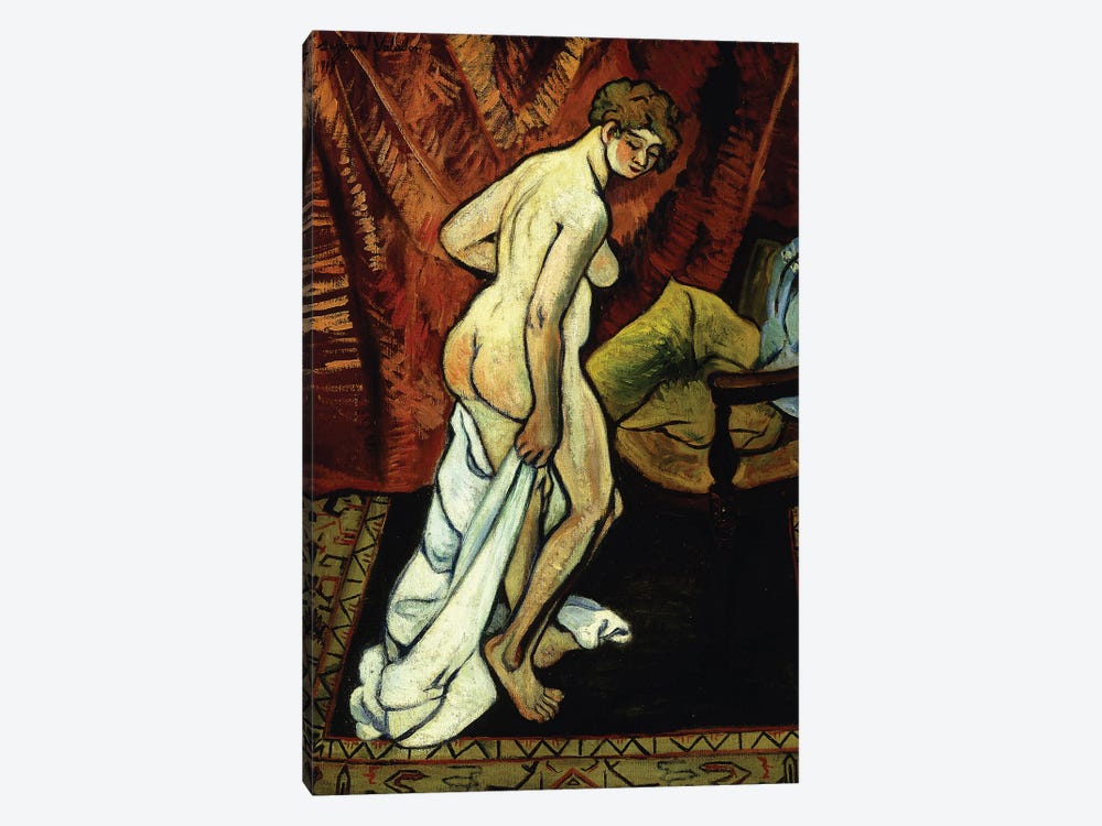 Standing Nude With Towel (Nu Debout Sa Drapant), 1919 1-piece Canvas Print