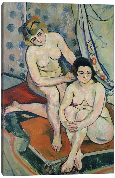 The Two Bathers, 1923 Canvas Art Print