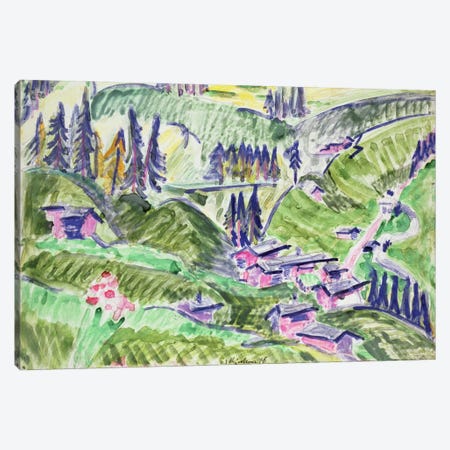 Landscape, 1918  Canvas Print #BMN802} by Ernst Ludwig Kirchner Canvas Art