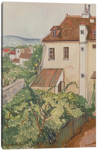 View Of A Garden Canvas Art Print