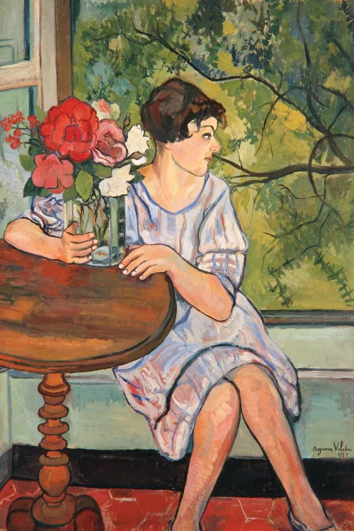 Young Girl In Front Of A Window, 1930 by Marie Clementine Valadon wall art