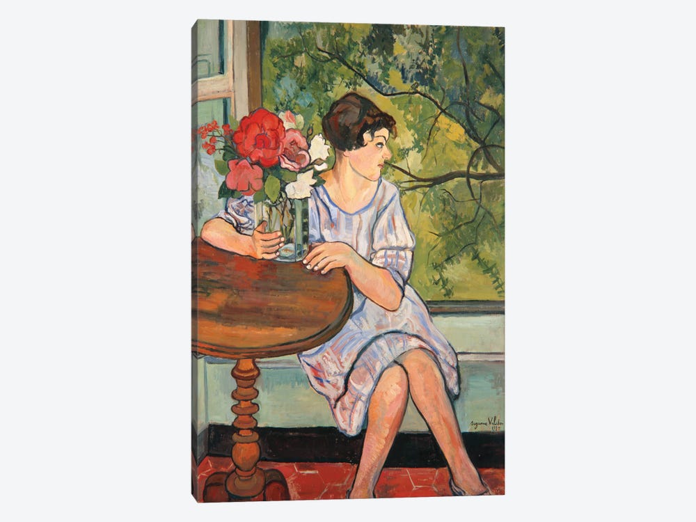 Young Girl In Front Of A Window, 1930 1-piece Art Print
