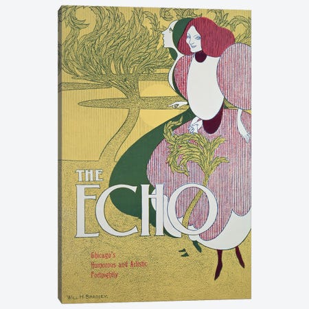 Front cover of 'The Echo'  Canvas Print #BMN804} by William Bradley Canvas Print