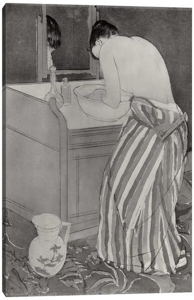 La Toilette, 1891 Canvas Art Print - Mary Cassatt