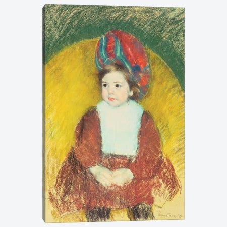 Margot, 19th Century Canvas Print #BMN8061} by Mary Stevenson Cassatt Canvas Wall Art