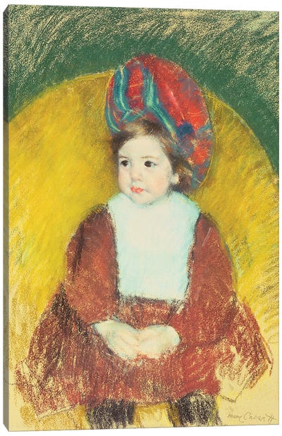 Margot, 19th Century Canvas Art Print - Mary Cassatt
