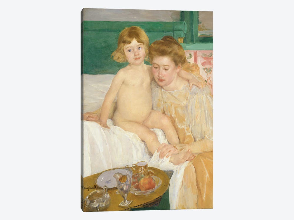 Mother And Child (Baby Getting Up From His Nap), c.1899 by Mary Stevenson Cassatt 1-piece Canvas Print