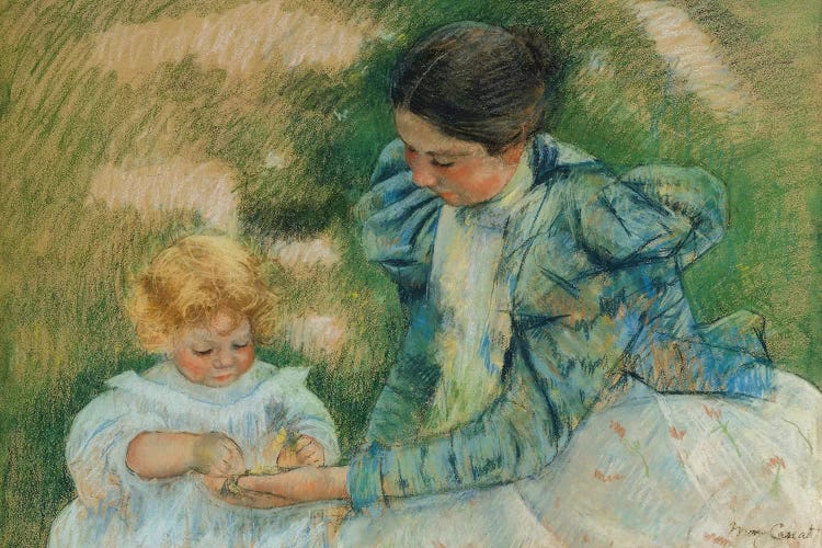 Mother Playing With Child, c.1897