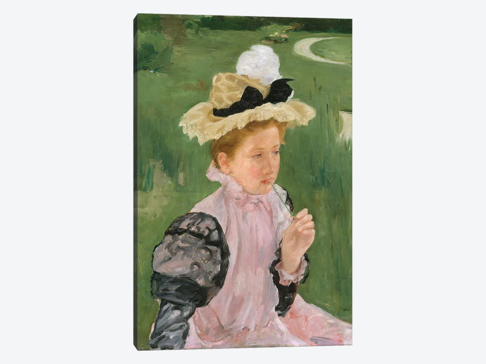 Portrait Of A Young Girl, c.1899 1-piece Canvas Art Print