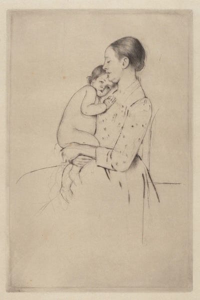 Quietude C 11 Canvas Wall Art By Mary Stevenson Cassatt Icanvas