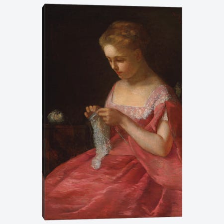 The Young Bride, c.1866-67 Canvas Print #BMN8102} by Mary Stevenson Cassatt Art Print
