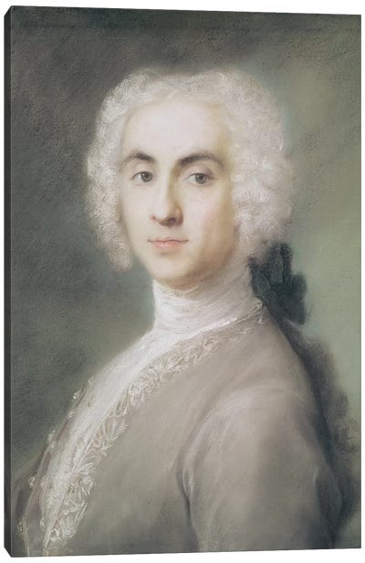Portrait Of A Man Canvas Art Print