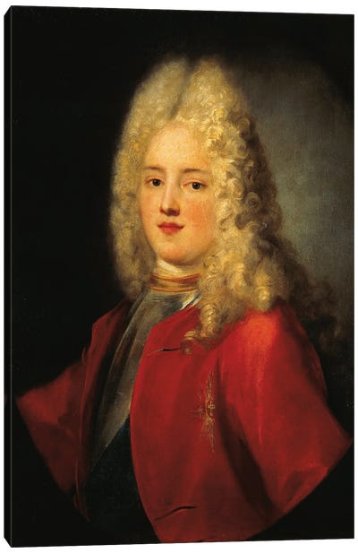 Portrait Of Augustus III Of Poland, As Prince Canvas Art Print