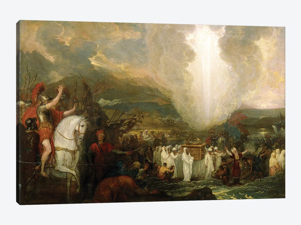 Joshua passing the River Jordan with the Ark of the Covenant, 1800 by Benjamin West 1-piece Art Print