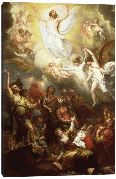 The Ascension Canvas Art Print - Neoclassicism Art