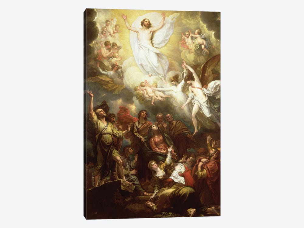 The Ascension by Benjamin West 1-piece Canvas Art Print