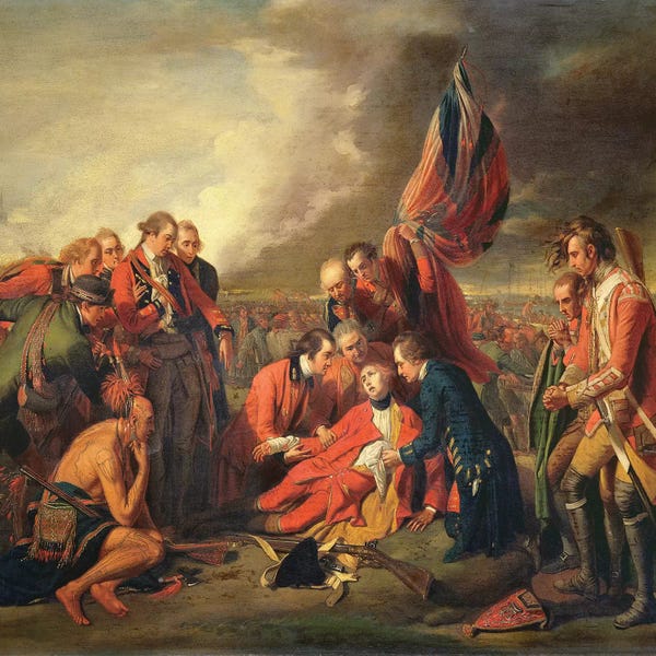 Neoclassicism: The Death of General Wolfe (1727-59), c.1771 by Benjamin West