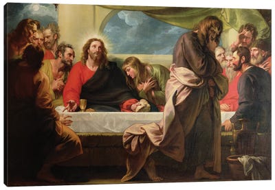 The Last Supper, 1786 Canvas Art Print - Neoclassicism Art