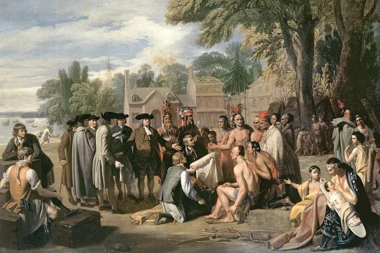 William Penn's Treaty with the Indians in November 1683, 1771-72