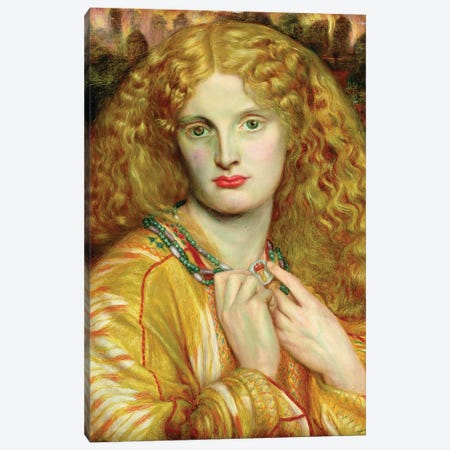 Helen of Troy, 1863 Canvas Print #BMN8163} by Dante Gabriel Charles Rossetti Art Print