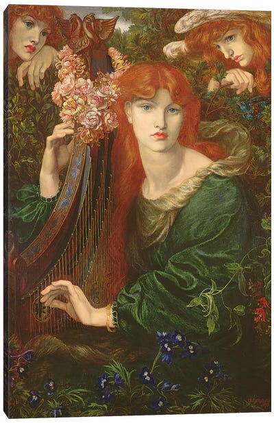 La Ghirlandata, 1873 Canvas Art Print - Pre-Raphaelite Art