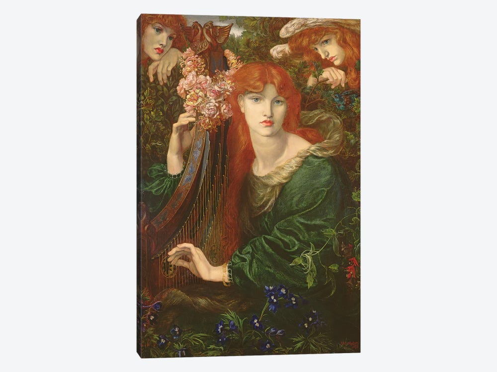 La Ghirlandata, 1873 by Dante Gabriel Charles Rossetti 1-piece Art Print