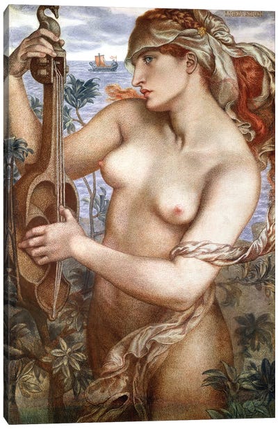 Ligeia Siren, 1873 Canvas Art Print