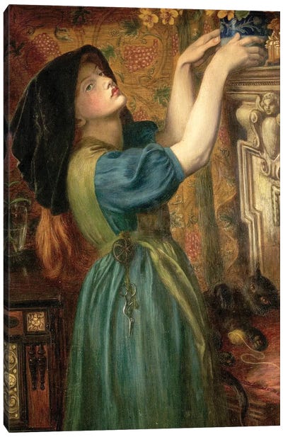 Marigolds (The Bower Maiden, Fleur-de-Marie), 1874 Canvas Art Print