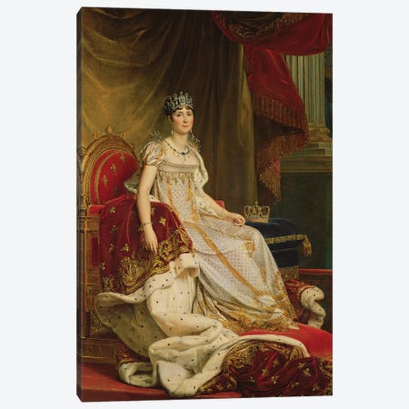 Empress Josephine (1763-1814) 1808 Canvas Print #BMN8173} by Francois Pascal Simon Gerard Canvas Art