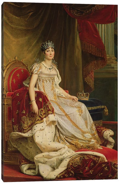 Empress Josephine (1763-1814) 1808 Canvas Art Print