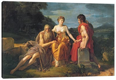 The Three Ages Canvas Art Print