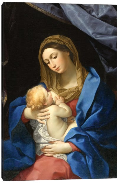 Madonna and Child, c.1628-1630  Canvas Art Print