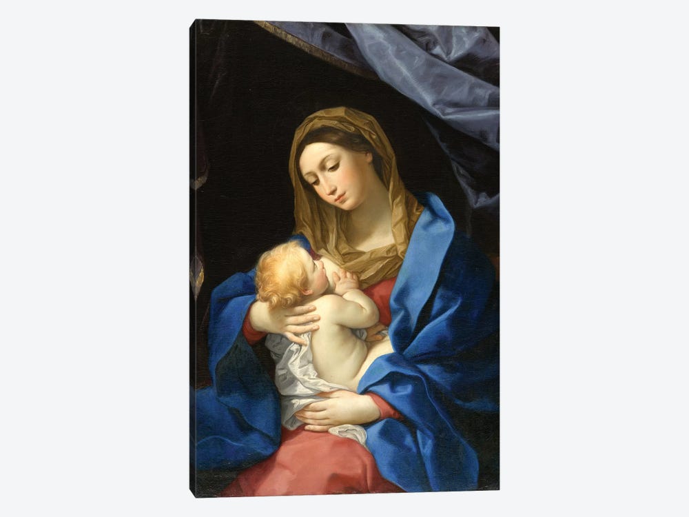 Madonna and Child, c.1628-1630  by Guido Reni 1-piece Canvas Art