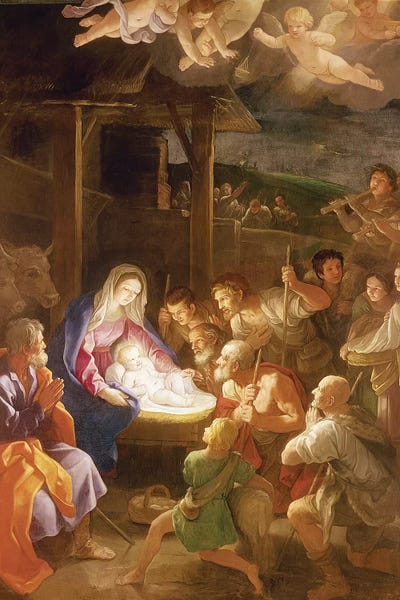 Baroque: The Nativity at Night, 1640  by Guido Reni