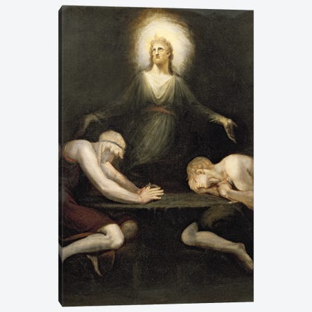 The Appearance of Christ at Emmaus, 1792  Canvas Print #BMN8201} by Henry Fuseli Canvas Wall Art