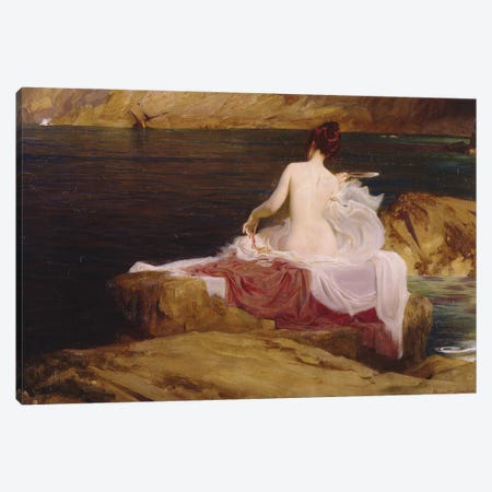 Calypso's Isle, 1897  Canvas Print #BMN8204} by Herbert James Draper Canvas Art Print