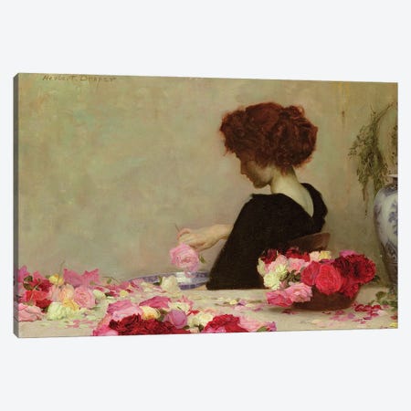 Pot Pourri, 1897  Canvas Print #BMN8210} by Herbert James Draper Canvas Art Print