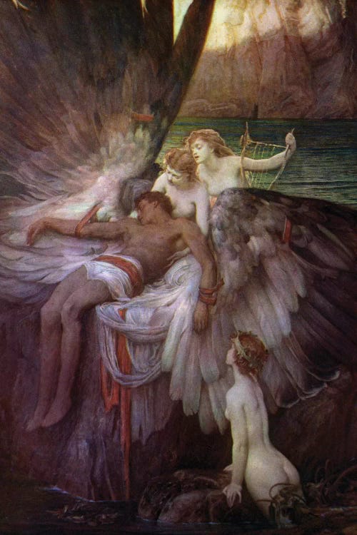 The Lament for Icarus by Herbert James Draper wall art