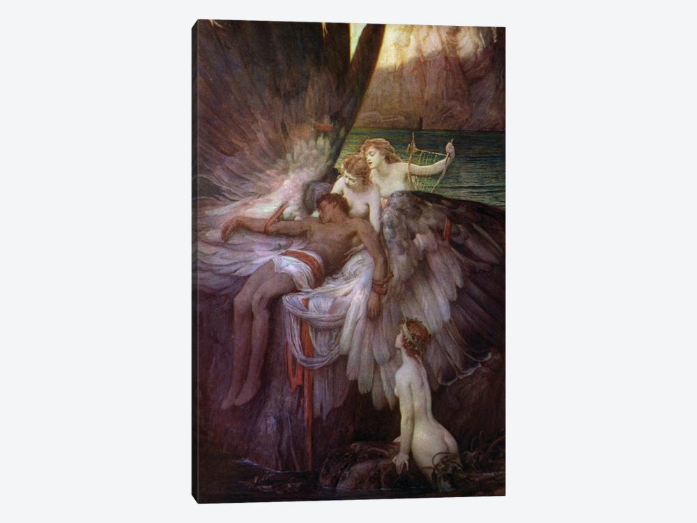 The Lament for Icarus by Herbert James Draper 1-piece Canvas Art Print