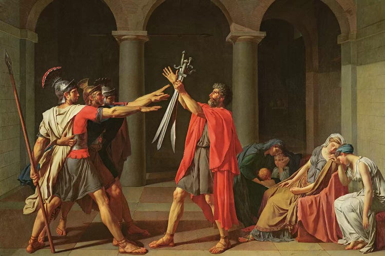 The Oath of Horatii, 1784 