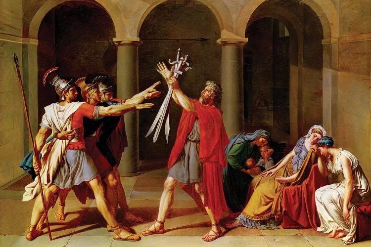 The Oath of the Horatii, c.1783