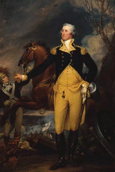 Political & Historical Figures: George Washington before the Battle of Trenton, c.1792–94  by John Trumbull