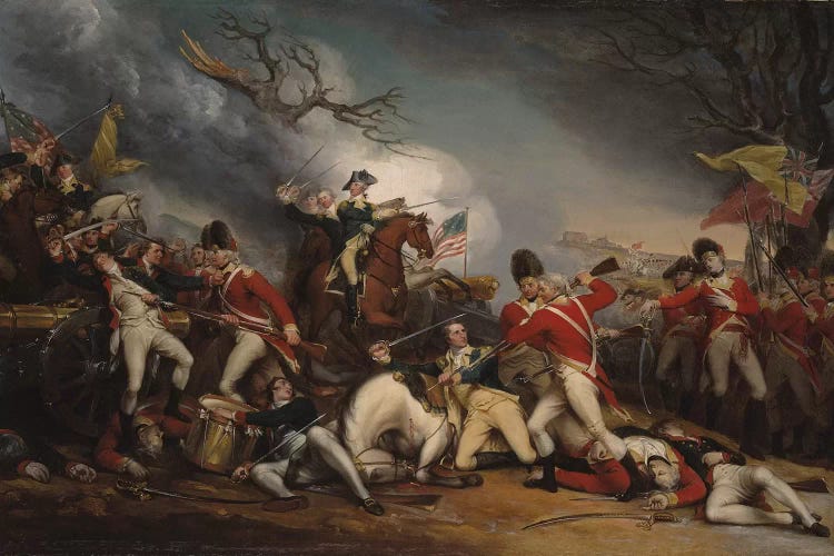 The Death of General Mercer at the Battle of Princeton, January 3, 1777 