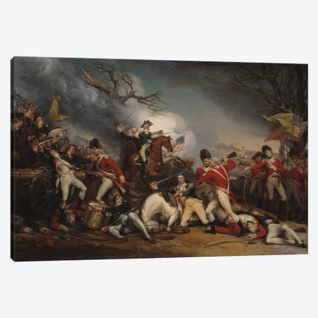 The Death of General Mercer at the Battle of Princeton, January 3, 1777  Canvas Print #BMN8224} by John Trumbull Art Print