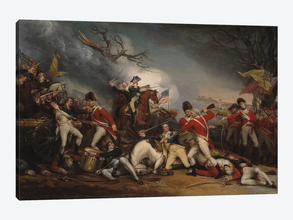 The Death of General Mercer at the Battle of Princeton, January 3, 1777  by John Trumbull 1-piece Art Print