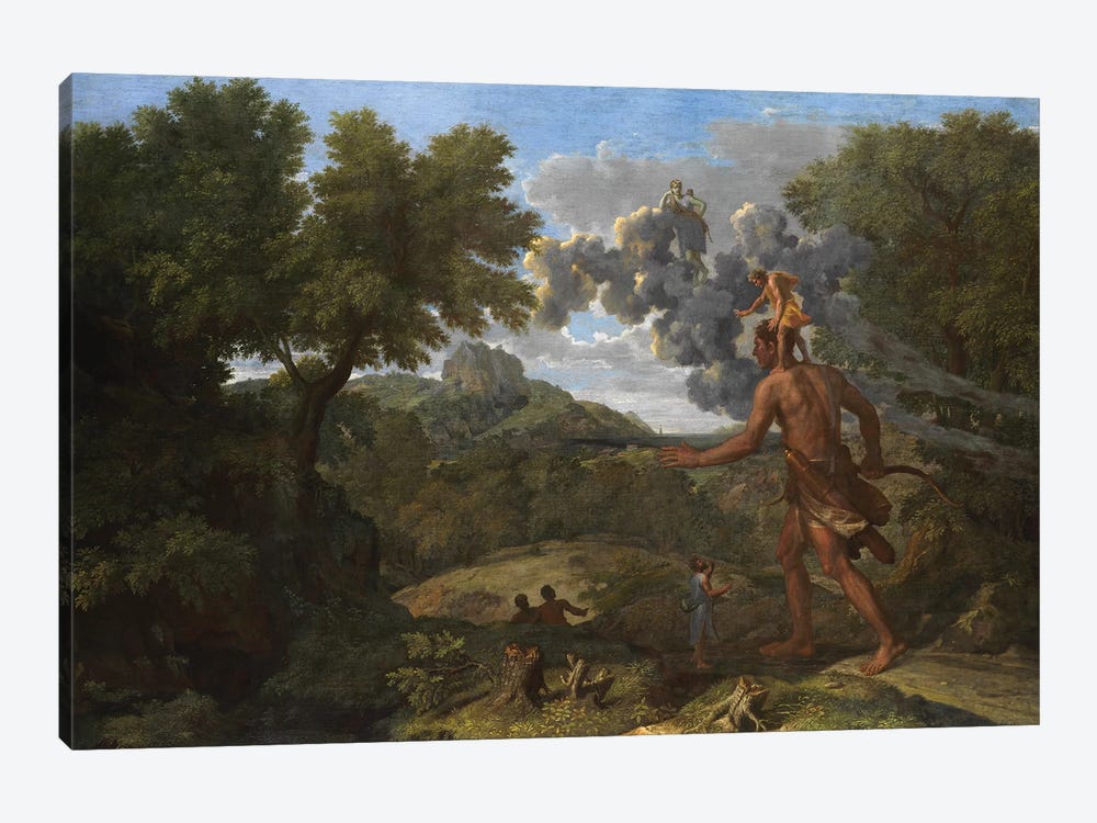 Blind Orion Searching for the Rising Sun, 1658  by Nicolas Poussin 1-piece Canvas Print